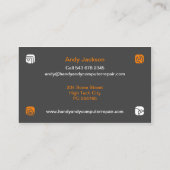 Computer Repair Visitekaartje (Achterkant)