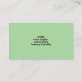 Computer Repair Visitekaartje (Achterkant)