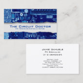 Computer Repair Visitekaartje elektronische circui (Voorkant / Achterkant)