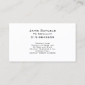 Computer Repair Visitekaartje Tearaway (Achterkant)