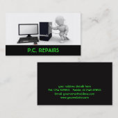 Computer Repareert Visitekaartje (Voorkant / Achterkant)
