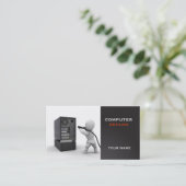 Computer Repareert Visitekaartje (Staand voorkant)