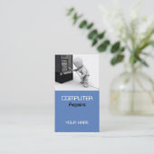 Computer Repareert Visitekaartje (Staand voorkant)