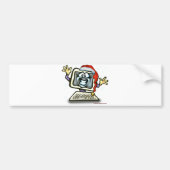 Computer Santa Bumpersticker (Voorkant)