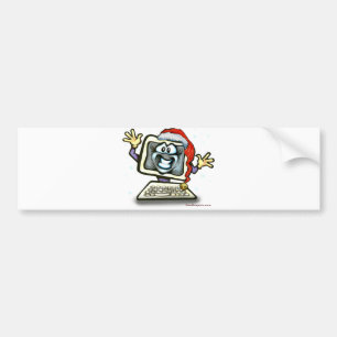 Computer Santa Bumpersticker