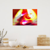 Computer Schilderen Digitale Abstracte Print (Keuken)