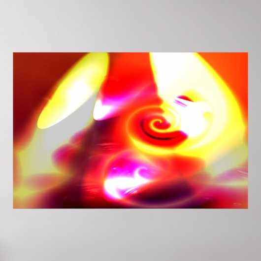 Computer Schilderen Digitale Abstracte Print (Voorkant)