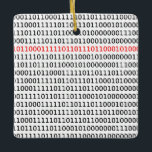 Computer Science Binary Code Black Red Kerstmis Keramisch Ornament<br><div class="desc">Ze zullen ofwel van dit ornament houden of niet. Pak het? Het herhalen van binaire aantallen 0 en 1, in zwart en rood. Ideaal voor enthousiaste computerwetenschappen, leraren of coderingsexperts voor de feestdagen.</div>