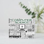 Computer Science briefkaart (Staand voorkant)