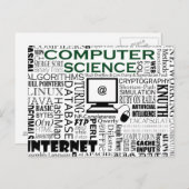 Computer Science briefkaart (Voorkant / Achterkant)