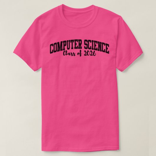 Computer Science Class of 2026 Major T-shirt (Design voorkant)