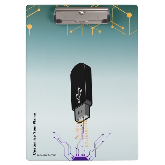 Computer Science Clipboard Klembord (Voorkant)