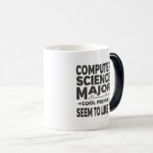 Computer Science College Major Cool People Magische Mok (Voorkant rechts)