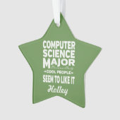 Computer Science College Major Cool People Ornament (voorkant)