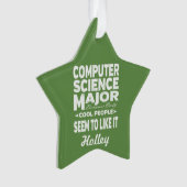 Computer Science College Major Cool People Ornament (voorkant)
