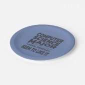 Computer Science College Major Cool People Papieren Bordje (Gekanteld)