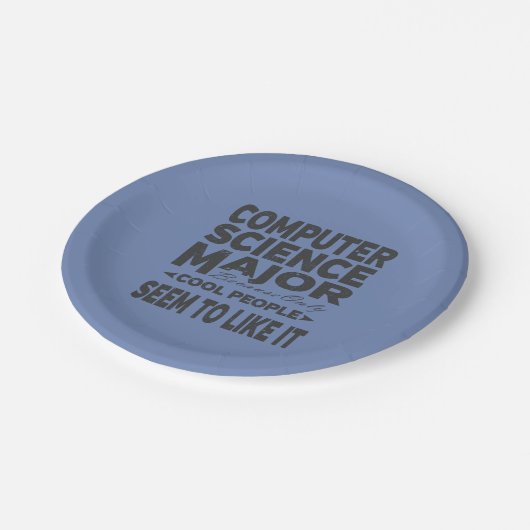 Computer Science College Major Cool People Papieren Bordje (Gekanteld)