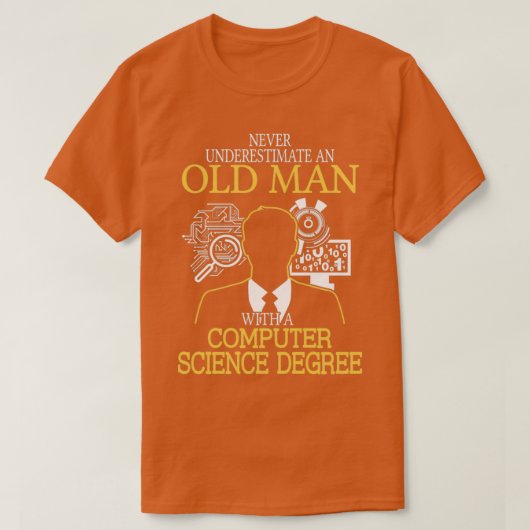 Computer Science Degree T-shirt (Design voorkant)