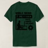 Computer Science Eat Code Sleep for Programmer and T-shirt (Design voorkant)