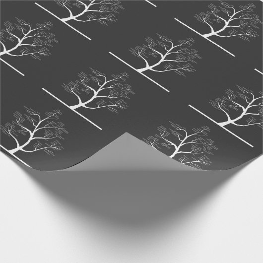 Computer Science leraar binaire code structuur Cadeaupapier (Hoek)