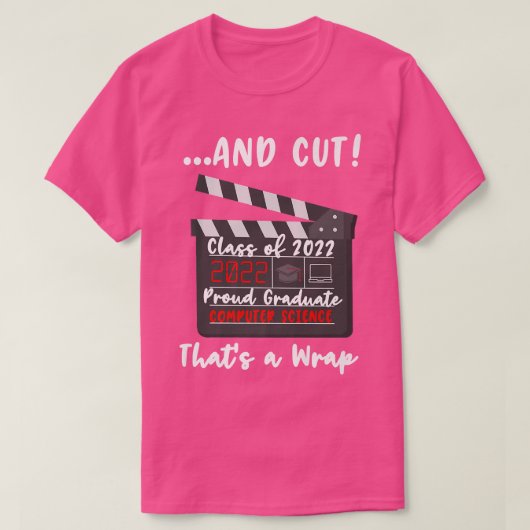 Computer Science Major Afstuderen Class of 2022 Gr T-shirt (Design voorkant)