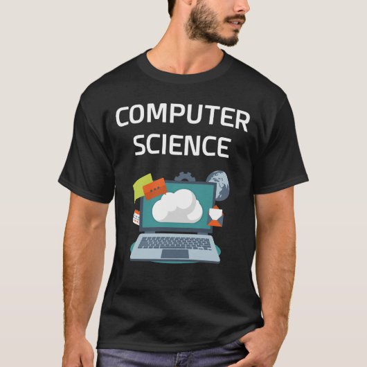 Computer Science Major College Degree T-Shirt (Voorkant)