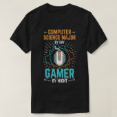 Computer Science Major Computer Scientist Gamer T-shirt (Design voorkant)