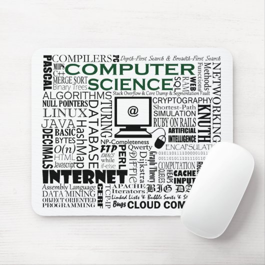 Computer Science Mousepad Muismat (Met muis)