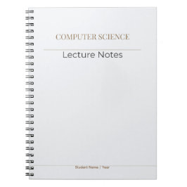 Computer Science Notebook – Minimal Academic Editi Notitieboek