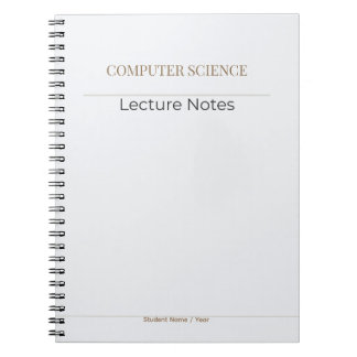 Computer Science Notebook – Minimal Academic Editi Notitieboek