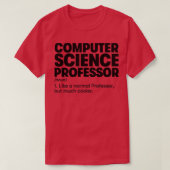 Computer Science Professor T-shirt (Design voorkant)