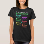 Computer Science Programmer Hacker it Geek Softwar T-shirt (Voorkant)