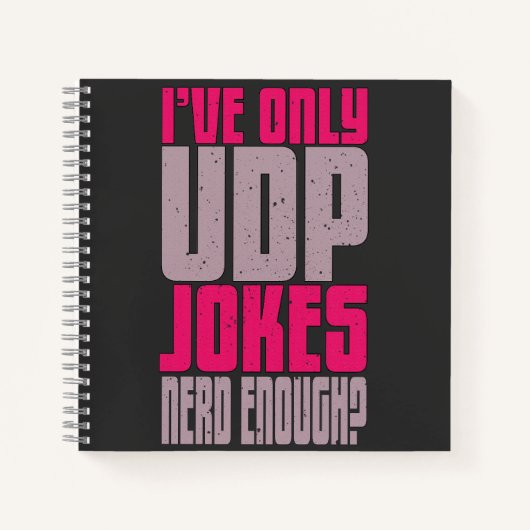 Computer Science Programmer udp Joke Notitieboek (Voorkant)