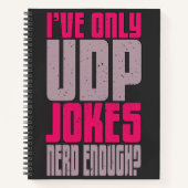 Computer Science Programmer udp Joke Notitieboek (Voorkant)