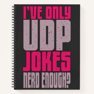 Computer Science Programmer udp Joke Notitieboek