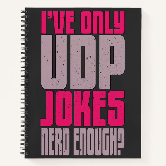 Computer Science Programmer udp Joke Notitieboek (Voorkant)