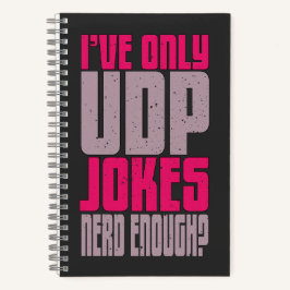 Computer Science Programmer udp Joke Notitieboek