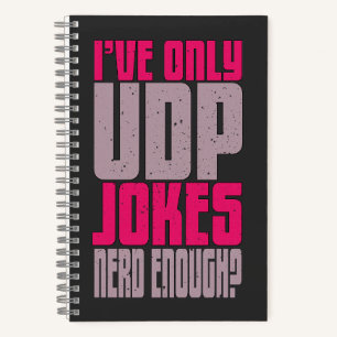 Computer Science Programmer udp Joke Notitieboek