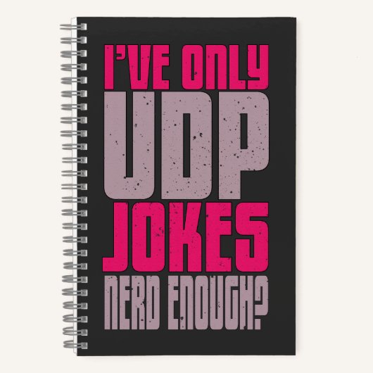 Computer Science Programmer udp Joke Notitieboek (Voorkant)