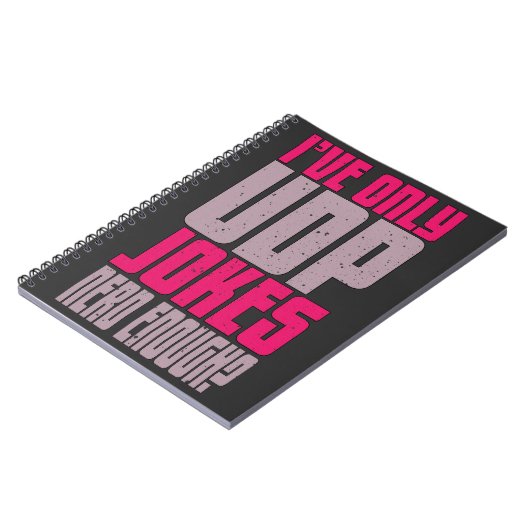 Computer Science Programmer udp Joke Notitieboek (Linkerzijde)