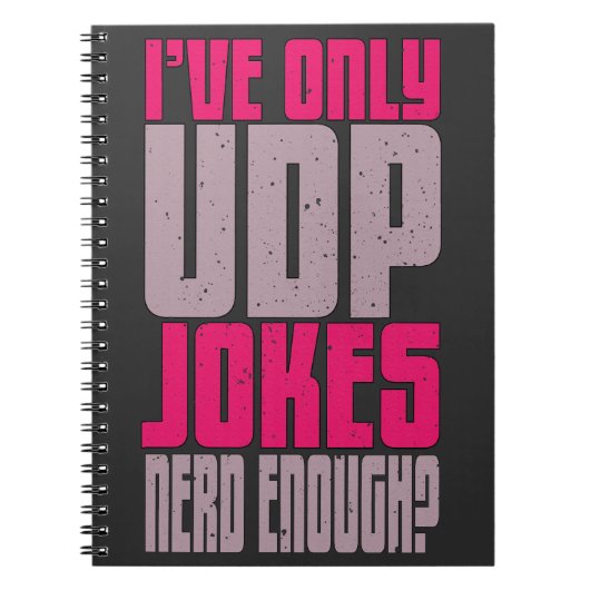 Computer Science Programmer udp Joke Notitieboek (Voorkant)