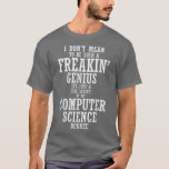 Computer Science Proud Senior Class Afstuderen 202 T-shirt<br><div class="desc">Computer Science Proud Senior Class Afstuderen 2022.</div>