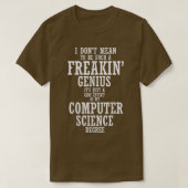 Computer Science Proud Senior Class Afstuderen 202 T-shirt (Design voorkant)