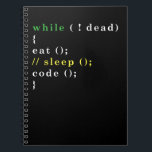Computer Science Python Programmer Eat Code Slaap Notitieboek<br><div class="desc">Ken je iemand die van dit t-shirt zou houden? Koop het voor hen als cadeau. Perfect om bij hakkathons,  bij een baan van de softwareontwikkeling,  of bij een huis kantoor te worden gedragen.</div>