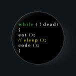 Computer Science Python Programmer Eat Code Slaap Ronde Button 5,7 Cm<br><div class="desc">Computer Science Python Programmer Eat Code Slaap</div>