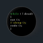 Computer Science Python Programmer Eat Code Slaap Ronde Button 5,7 Cm<br><div class="desc">Computer Science Python Programmer Eat Code Slaap</div>