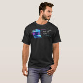 Computer Science Python Programmer Eat Code Slaap T-shirt (Voorkant volledig)