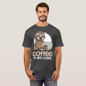 Computer Science Sloth Programmeur Codering Gift I T-shirt (Voorkant volledig)