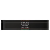 Computer Science Software Engineer Funny Lovers Naambordje (Voorkant)