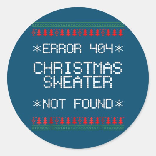 Computer Science Software Engineer Funny Lovers Ronde Sticker (Voorkant)